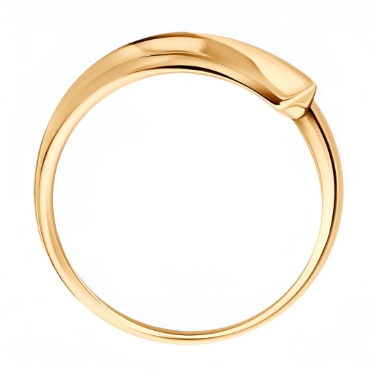 Кольцо из золота с фианитами