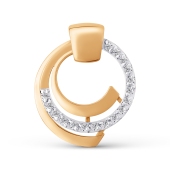 Подвеска из золота с фианитами