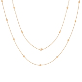 Колье из золота двухрядное