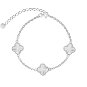 Браслет из серебра с алмазной гранью