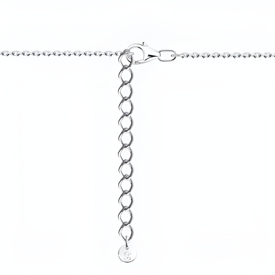 Колье из серебра с фианитами