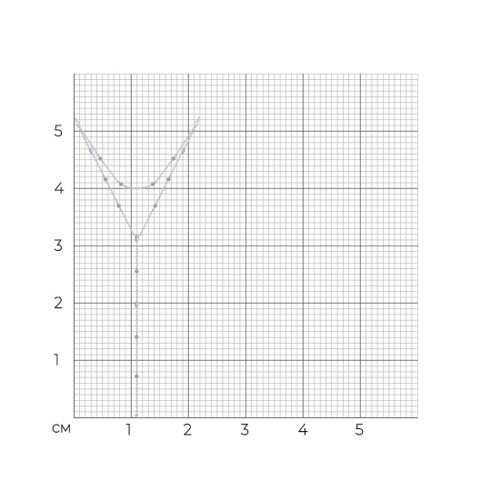 Колье из серебра с фианитами