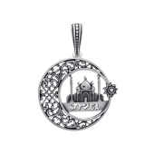 Подвеска из серебра с чернением