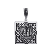 Подвеска из серебра с чернением