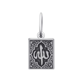 Подвеска из серебра с чернением