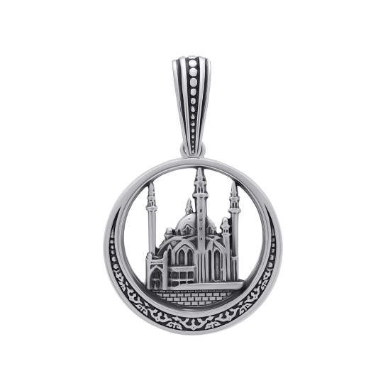 Подвеска из серебра с чернением