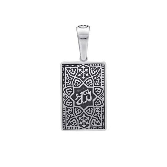 Подвеска из серебра с чернением