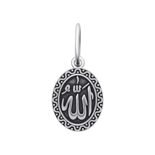 Подвеска из серебра с чернением