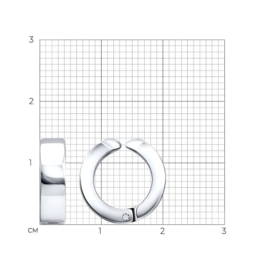 Серьги из стали