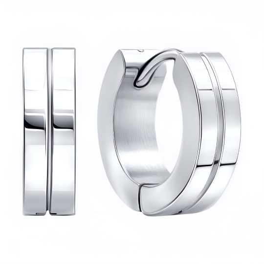 Серьги из стали