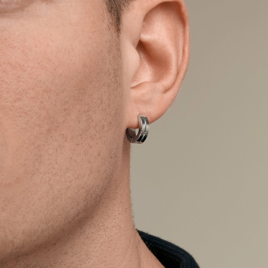 Серьги из стали