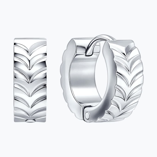 Серьги из стали