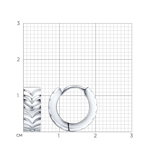 Серьги из стали