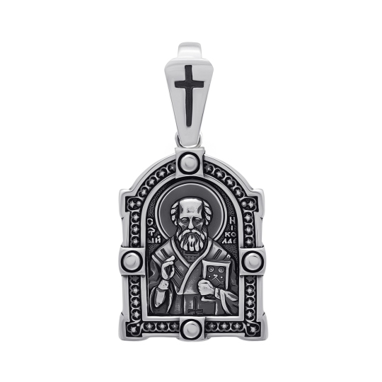 Подвеска из серебра с образом 