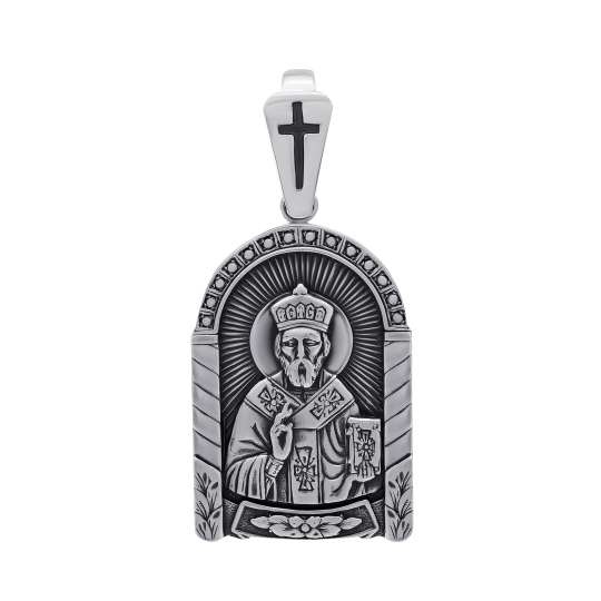 Подвеска из серебра с образом 