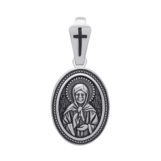 Подвеска из серебра с образом 