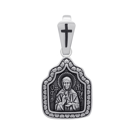 Подвеска из серебра с образом 