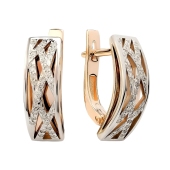 Серьги из золота с бриллиантами