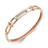 Браслет из золота с фианитами