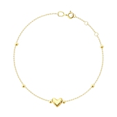 Браслет из лимонного золота