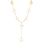 Колье из лимонного золота