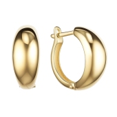 Серьги из лимонного золота