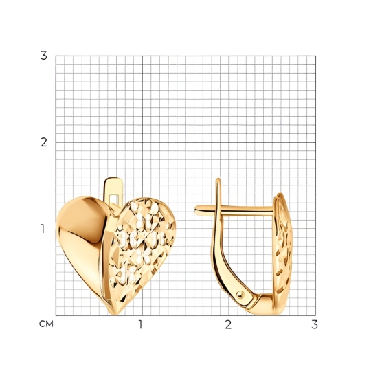 Серьги из золота