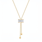 Колье из золота с фианитами