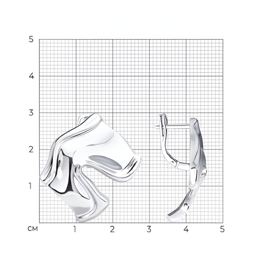 Серьги из серебра