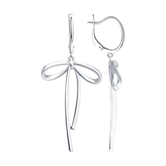 Серьги из серебра