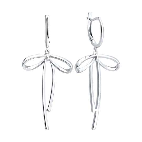 Серьги из серебра