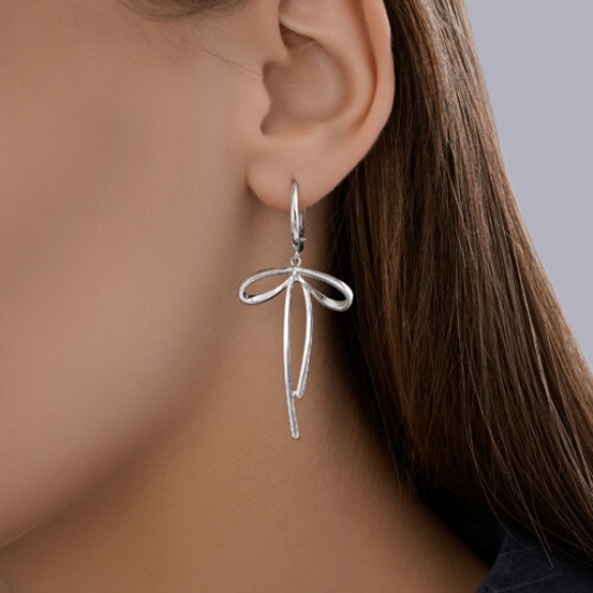 Серьги из серебра