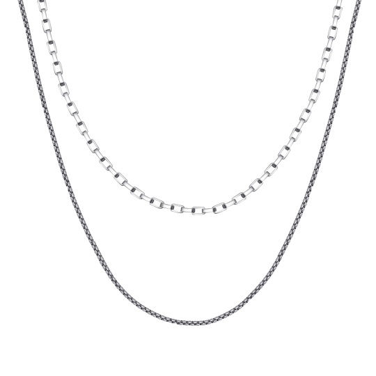 Цепь из стали двурядная