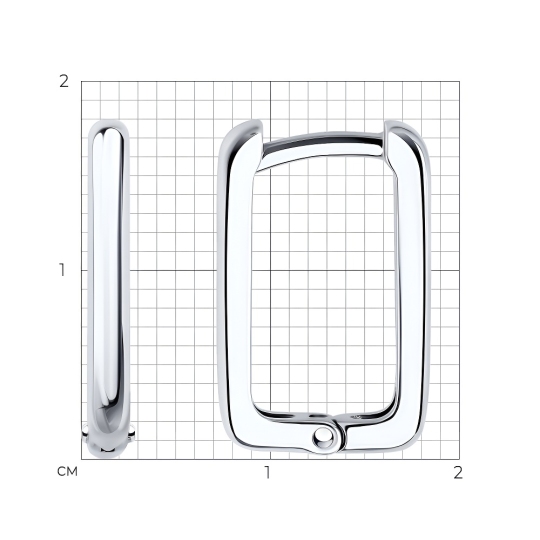Серьги из серебра