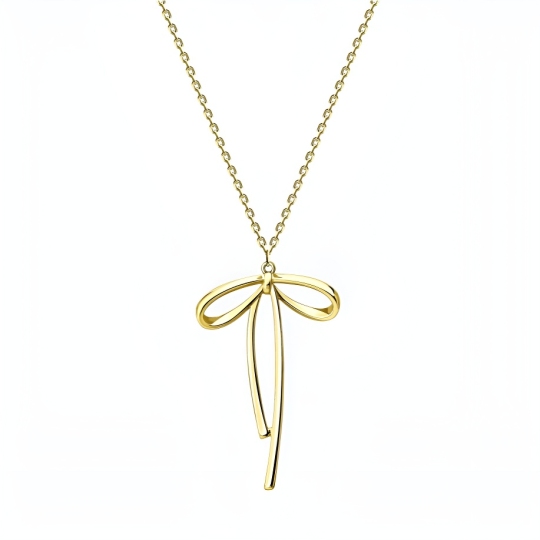 Колье из серебра, покрытие Вермель золото 999 пробы