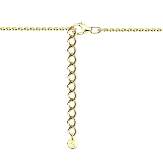 Колье из серебра, покрытие Вермель золото 999 пробы