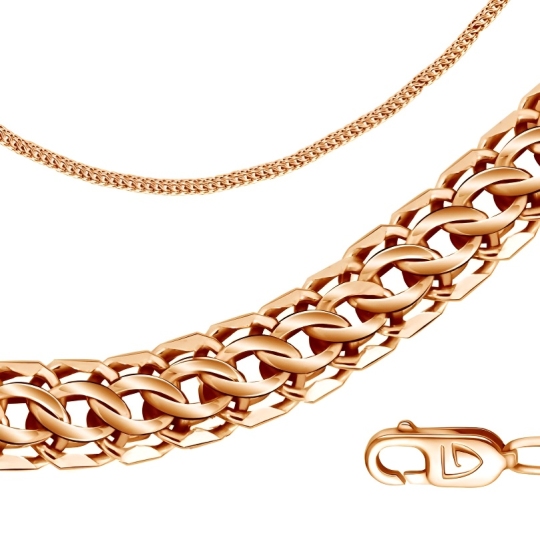 Браслет из золота плетения 