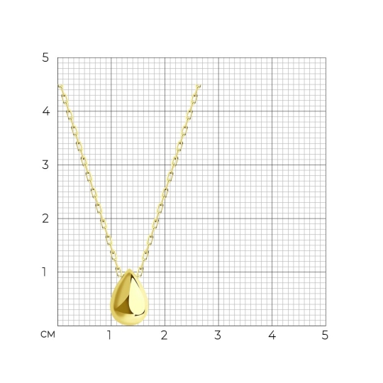 Колье из лимонного золота