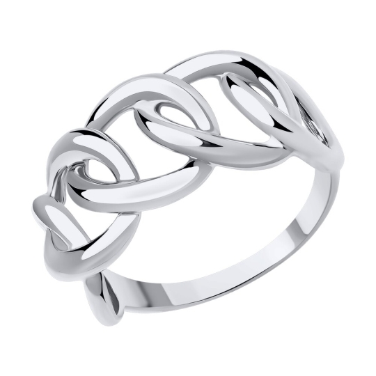 Кольцо из белого золота