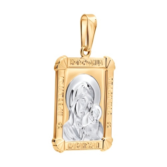 Подвеска из золота с образом 