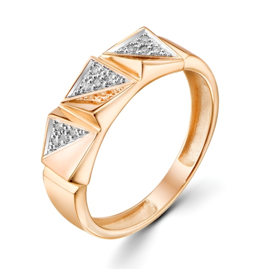 Кольцо из золота с бриллиантами