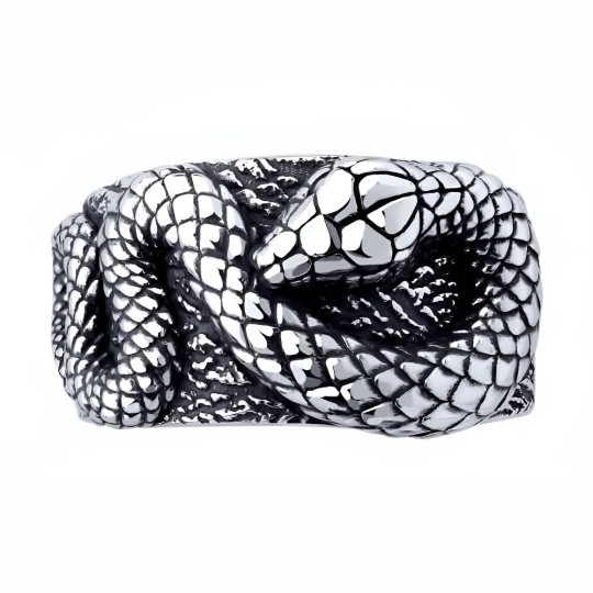 Кольцо из серебра с чернением 