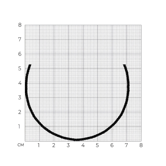 Текстильный шнурок с замком из серебра