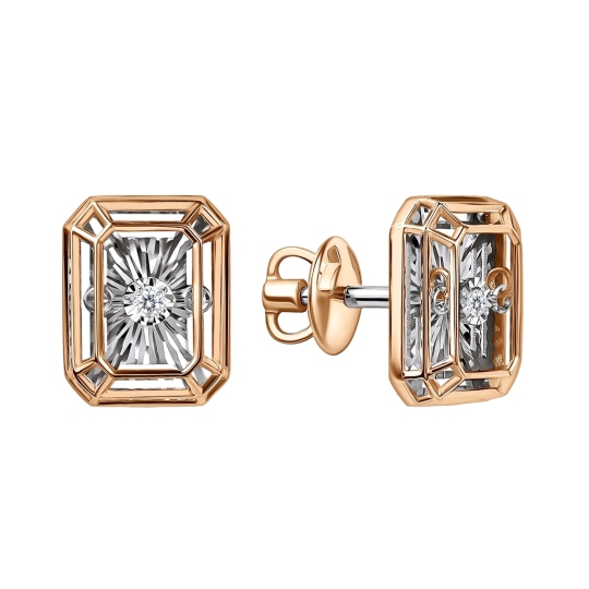 Серьги из золота с бриллиантами