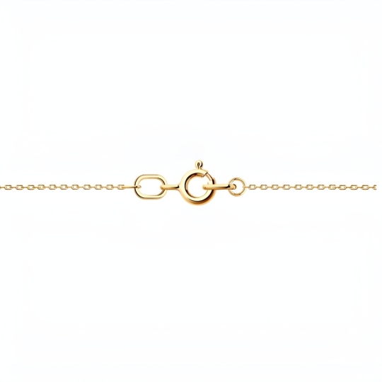 Браслет из золота с алмазной гранью и фианитами