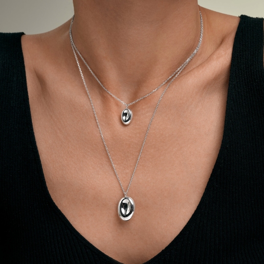 Колье из серебра