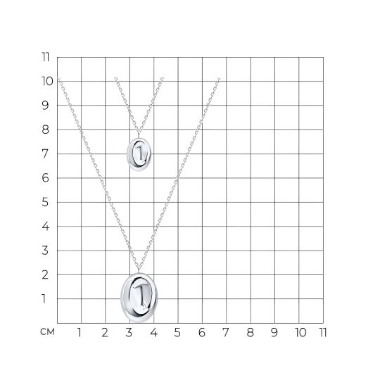 Колье из серебра