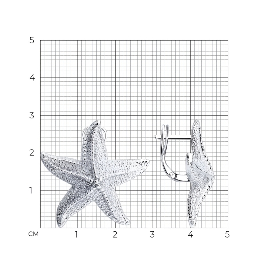 Серьги из серебра