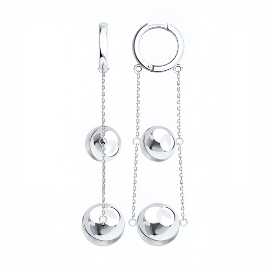 Серьги из серебра