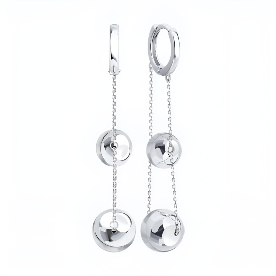 Серьги из серебра